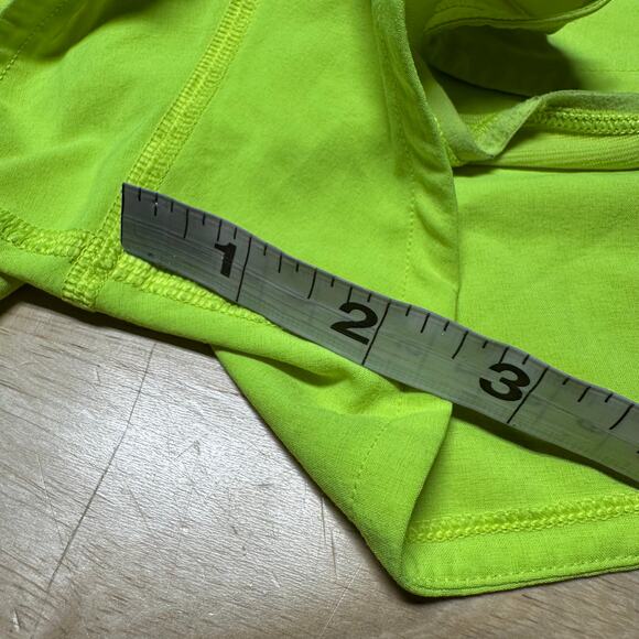 Lululemon Speed Up Low-Rise Short 2.5" Highlight Yellow STAINED Size 10 GUC - Picture 7 of 7